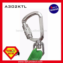 A302KTL aluminum medium twist lock carabiner